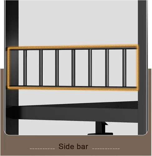 Miniatura 6 de Estante de almacenamiento plegable para estantes, estantes plegables de metal de 4 niveles con ruedas, estantes y estantes de almacenamiento