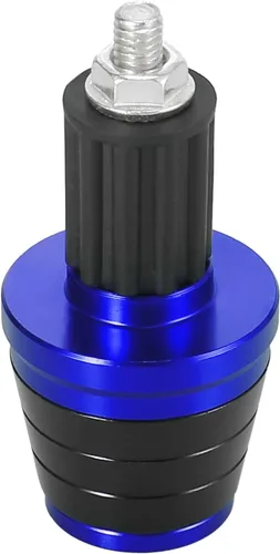 Miniatura 4 de Motoforti 2 tapas universales de 0.709 in para manillar, tapas de extremo de barra de enchufe antideslizantes para motocicleta, color azul