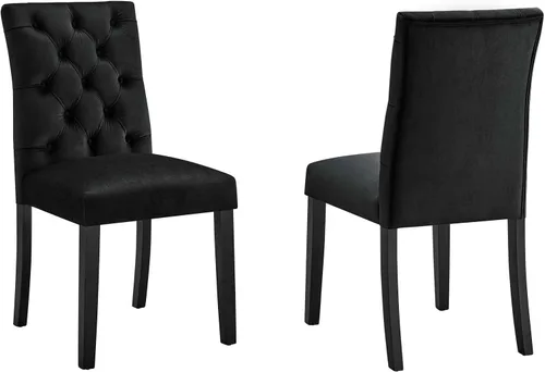 Miniatura 8 de Modway Duchess Performance Velvet - Juego de 2 sillas de comedor, color coñac