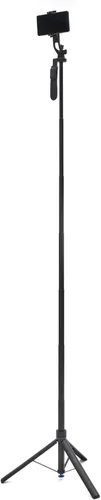 Miniatura 8 de Benro Mini trípode y palo selfie con control remoto Bluetooth para teléfonos inteligentes (negro) (BK70)