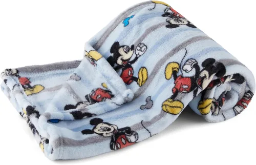 Miniatura 9 de Manta de franela de felpa con personajes de Disney para bebé - Suave y acogedora 30x40 pulgadas, con Mickey Mouse, Minnie Mouse, Winnie the Pooh