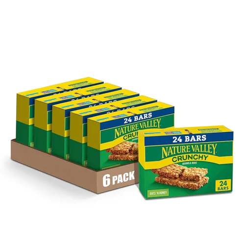 Miniatura 4 de Nature Valley Barras de granola crujientes, Apple Crisp, caja de edición limitada, 12 barras, 8.94 oz (6 bolsas)