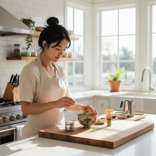 Miniatura 6 de Cuchara japonesa de bambú matcha – 7.1 in marrón tradicional cuchara de ceremonia de té para matcha y café Accesorios duraderos y ecológicos