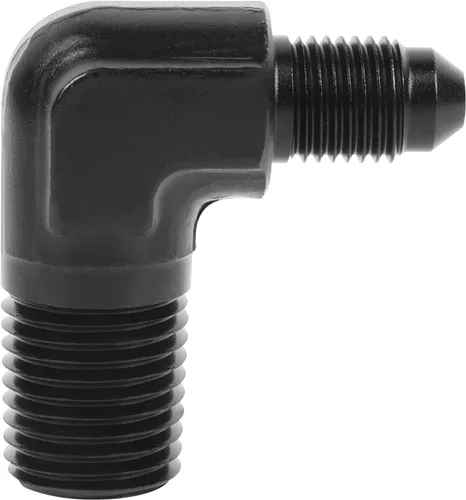 Miniatura 52 de EVIL ENERGY Adaptador de ajuste de 6AN a 3/8" NPT macho de 90 grados, aluminio