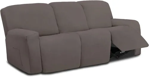 Miniatura 24 de Easy-Going - Funda elástica de microfibra para sofá reclinable seccional, suave vellón ajustable a tu sofá de 2 cuerpos, lavable, protege tus