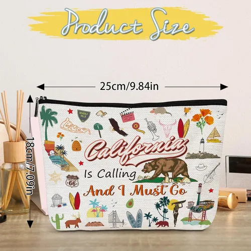 Miniatura 3 de Artículos de viaje esenciales Recuerdos Regalos - Bolsas de maquillaje, neceser de cosméticos y artículos de aseo de regalo para mujeres, niñas