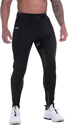 MAIKANONG Pantalones deportivos de gimnasio para hombre, pantalones de entrenamiento casuales cónicos para gimnasio