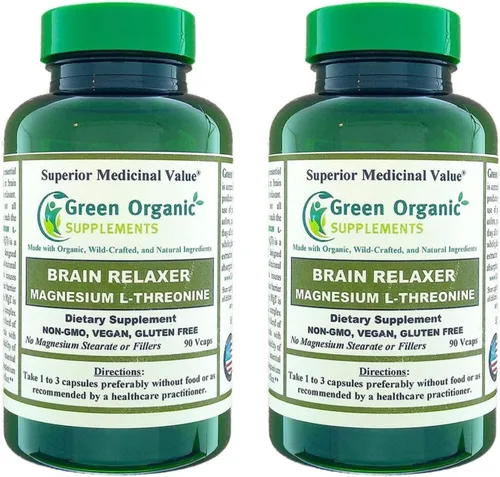 Miniatura 7 de Green Organic Supplements Magnesio L-treonina 90 VCaps (paquete de 3)