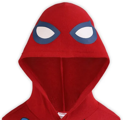 Miniatura 5 de Marvel Sudadera con capucha Spiderman para niños pequeños y pequeños, color rojo
