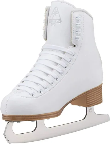 Miniatura 7 de Jackson Ultima Classic 200/500 Patines de hielo para mujeres y niñas – Patines de patinaje artístico cómodos para patinaje sobre hielo y patinaje