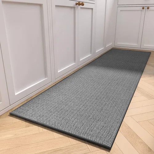 Miniatura 14 de Juego de alfombras de cocina antideslizantes y lavables, absorbentes para suelo de cocina, parte delantera del fregadero, juego de tapetes de cocina