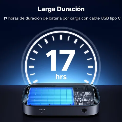 Miniatura 4 de UGREEN Receptor Bluetooth 6.0 para Auto con LDAC, Adaptador Bluetooth AUX de 3.5mm con Cancelación de Ruido AI para Auto, Receptor de Audio