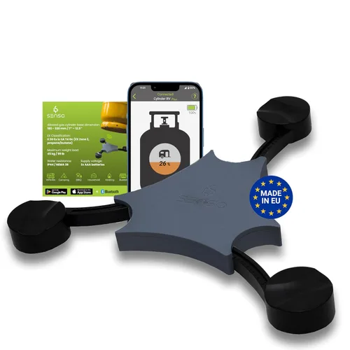 Miniatura 10 de Sensor inalámbrico de medidor de tanque de propano – Indicador de nivel de propano Bluetooth para barbacoa, camping y cocina al aire libre – Monitor