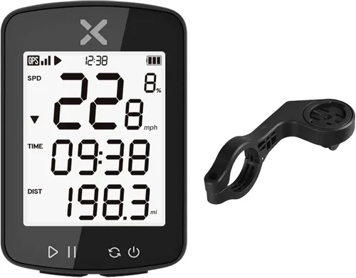 Miniatura 8 de XOSS G Gen2 - Computadora de bicicleta con GPS inalámbrica, Bluetooth IPX7, impermeable, velocímetro y odómetro de bicicleta recargable con pantalla