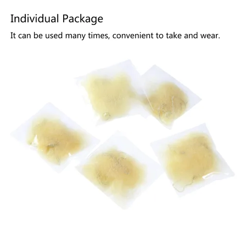 Miniatura 4 de Zonon Juego de 50 redes invisibles para el cabello con borde elástico invisible y alfileres en forma de U, paquete individual, 40 alfileres