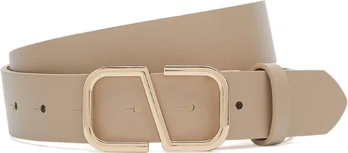 Miniatura 2 de WANTESS Cinturones de cuero para mujer para jeans Vestido de moda Cinturón de mujer con hebilla dorada