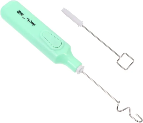 EXCEART Mezclador eléctrico de pigmentos para pinturas gouache con dos cabezales de mezcla reemplazables, herramienta agitadora de color portátil