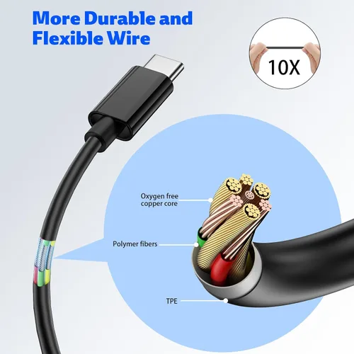 Miniatura 5 de Auriculares USB C con cable para iPhone 17 16 Pro Max 15 para Samsung S26 Ultra S25 S24 FE S23, auriculares tipo C, auriculares estéreo con cable