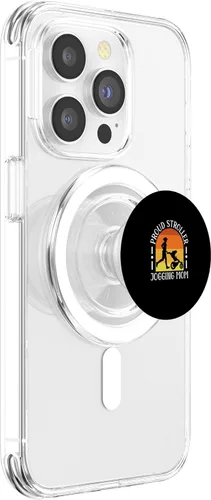 Miniatura 3 de Jogging Stroller Baby Running Buggy Workout Cardio Fitness PopSockets MagSafe PopGrip for iPhone