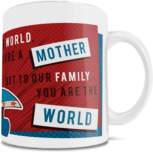Miniatura 5 de Trend Setters Wonder Woman – Mamá – Con licencia oficial – Taza de cerámica blanca de 11 oz – Perfecto para regalar o coleccionar WMUG800