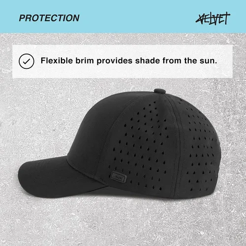 Miniatura 5 de Hydro - Gorra de béisbol impermeable para deportes, resistente al agua, para todos los días, golf, talla única, unisex, Negro