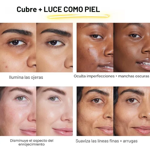 Miniatura 5 de Kosas Mini corrector revelador – maquillaje de cobertura media, oculta ojeras debajo de los ojos, manchas oscuras y manchas (tono 04)