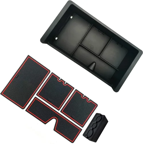 Miniatura 5 de Organizador de bandeja de consola central compatible con accesorios GMC Sierra 2014-2018, (2015-2020) Yukon/Chevy Tahoe Silverado Suburban, caja