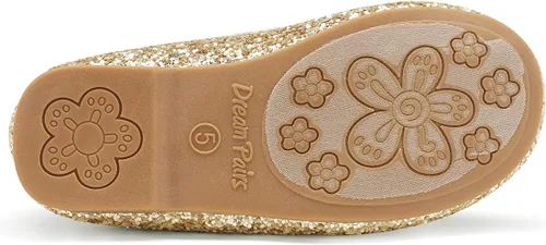 Miniatura 6 de DREAM PAIRS Zapatos de vestir para niñas pequeñas, zapatos de ballet para fiesta, boda, niña de las flores