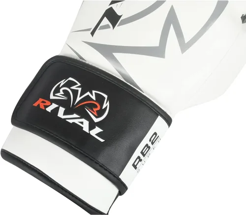 Miniatura 5 de RIVAL Boxing RB2 2.0 Guantes para Bolsa Super, Cierre de Velcro - Acolchado Multicapa de Alta Densidad y Palma de Malla Transpirable