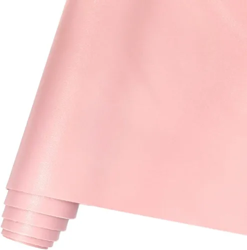 Miniatura 29 de HYANG - Hojas de piel sintética de color liso beige, 1 rollo de 12 x 53 pulgadas, piel sintética ideal para hacer proyectos de manualidades hechos a