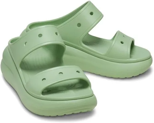 Miniatura 4 de Crocs Sandalias clásicas unisex para adultos Crush Verde Pálido