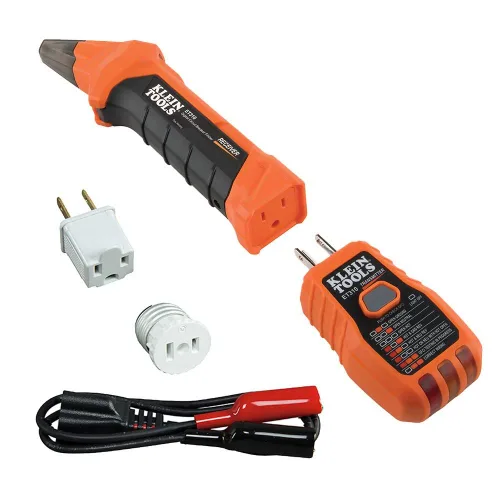 Miniatura 5 de Klein Tools IR5 Termómetro infrarrojo láser dual 12:1 y kit de herramientas de búsqueda de disyuntores 80016 con accesorios, juego de 2 piezas