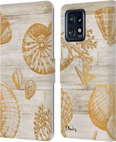 Miniatura 12 de Head Case Designs Officially Licensed Paul Brent Agate Mermaid Coastal Leather Book Wallet Case Cover Compatible with Motorola Moto Edge 40 Pro