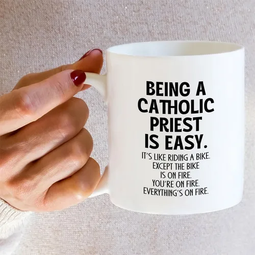 Miniatura 77 de Retreez Taza divertida – This Girl Runs on Coffee + Jesus - Tazas de café de cerámica de 11 onzas – Divertido, sarcasmo, sarcástico, motivacional