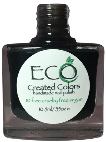 Esmalte de uñas negro mate, esmalte negro, esmalte de uñas crema mate: carbón