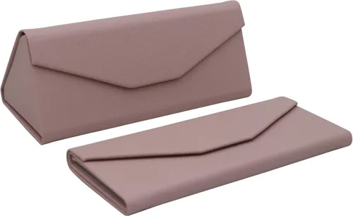 Miniatura 117 de Real Sic Funda para lentes de sol para hombres y mujeres, soporte magnético plegable para lentes de sol, inspirado en el color sólido