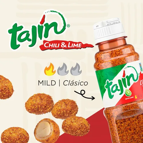 Miniatura 5 de Snak Club Tajin - Cacahuetes crujientes, nueces con chile y condimento de lima, suave, sin colores ni sabores artificiales, bolsa resellable de 10.5