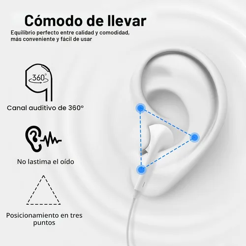 Miniatura 6 de [Certificado Apple MFi] Paquete de 2 auriculares Lightning, auriculares con cable True Plug and Play para iPhone con micrófono y control de volumen