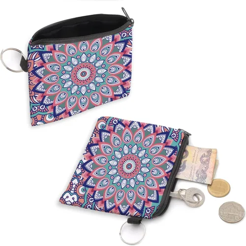 Miniatura 28 de Bolsa de maquillaje, bolsa de viaje, bolsa de cosméticos, organizador de artículos de tocador con cremallera pequeña para mujer, Paquete de 10