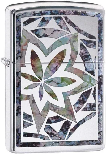 Zippo Encendedor - Mensaje personalizado grabado en la parte trasera de la colección de humo de hojas a prueba de viento Arte de hojas de alto
