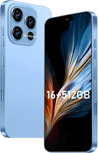 Miniatura 18 de OEJBK 16PM Smartphone Nueva actualización 16GB+512GB/6.99 pulgadas Pantalla 68+108MP Zoom Cámara, acabado de vidrio templado, 7000mAh Android 14
