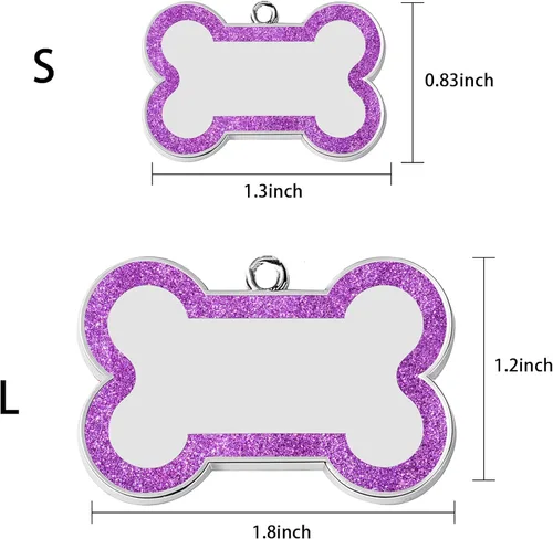 Miniatura 3 de Etiquetas para perros personalizadas para mascotas, etiquetas de nombre para perro, etiqueta para perro personalizada grabada con cualquier nombre