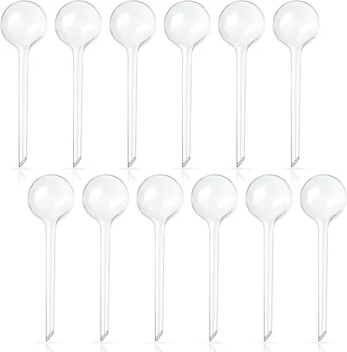 Miniatura 7 de 10 globos transparentes de riego de plantas, bombillas de plástico de riego automático, dispositivo de riego automático de flores, bebedero