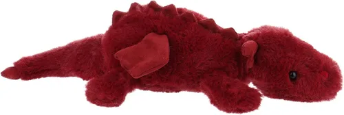 Miniatura 18 de Apricot Lamb Toys Peluche de Dragón Dinosaurio Ciruela Acostado Animal de Peluche Suave y Tierno Perfecto para Niño (Dragón Rojo, 15 Pulgadas)