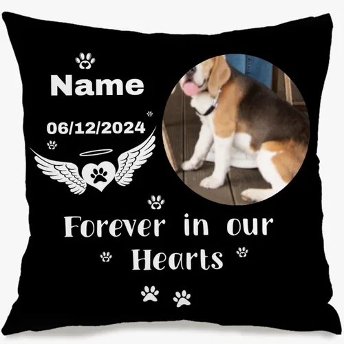 Miniatura 6 de One Photo Personalized Sofa Pillow Case with Custom Message enriching Your Home Style While Providing a Warm and Memorable Gift idea