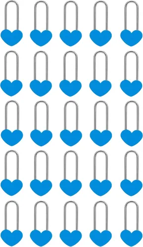 Miniatura 38 de Candado de amor VeYocilk de 3.5" 50mm en forma de corazón, candado de corazón negro para deseos de amor, ideal para bodas, San Valentín