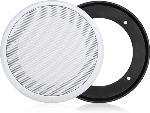 Miniatura 9 de Facmogu 2 piezas de 4 pulgadas negro redondo Parrillas de altavoces, rejilla de altavoz de malla metálica de repuesto para altavoces de 4 pulgadas