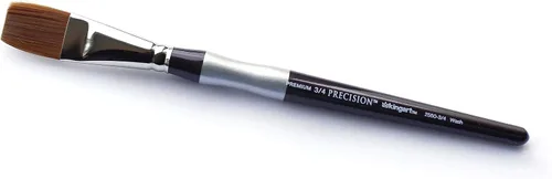 Miniatura 7 de KINGART 1070B Premium 12 Pc. Pinceles de pintura acrílica de precisión para artistas, mango corto y cómodo, pelo sintético Taklon para pinturas