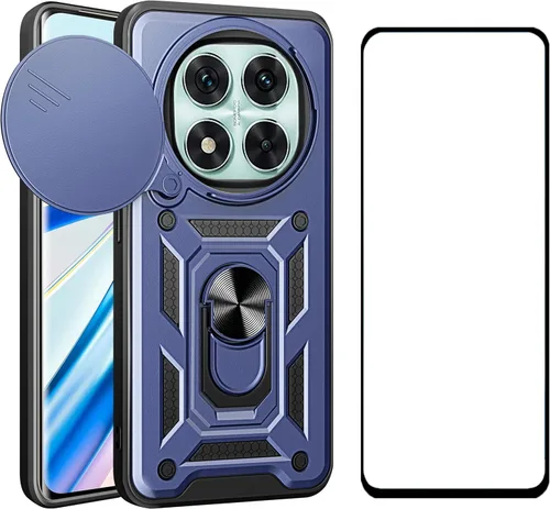 Miniatura 11 de Funda para Motorola Moto G 5G 2024 con protector de pantalla, funda protectora con protector de cámara, funda protectora con función atril para Moto