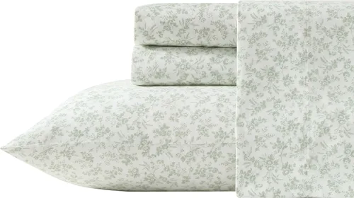 Miniatura 17 de Laura Ashley - Juego de sábanas King, sábans de cama extremadamente suaves con una sensación ligera y naturalmente sedosa de algodón satinado - Musa